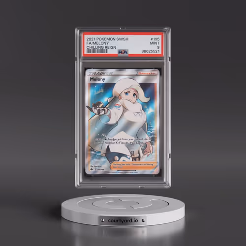 2021 Pokémon Sword & Shield Chilling Reign #195 Melony - Full Art (PSA 9 MINT)