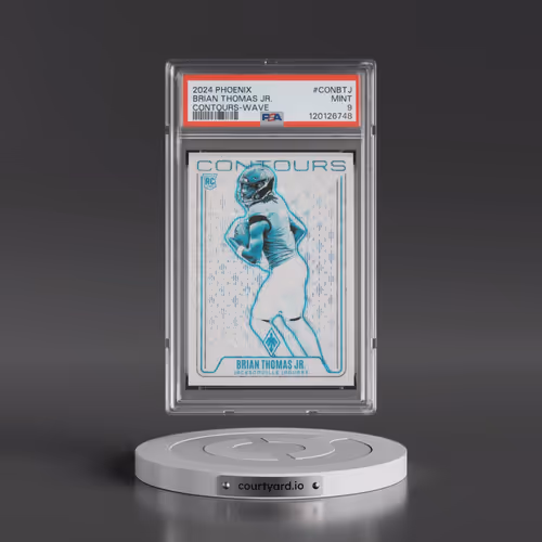 2024 Panini Phoenix Contours #CONBTJ Brian Thomas Jr. - Wave (PSA 9 MINT)