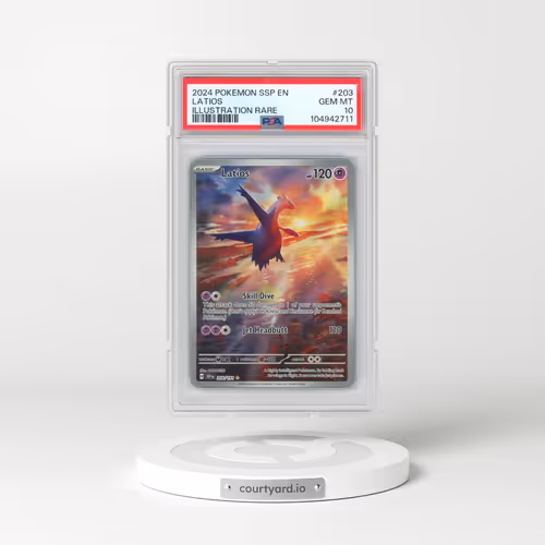 2024 Pokémon Ssp EN-Surging Sparks #203 Latios - Illustration Rare (PSA 10 GEM MINT)