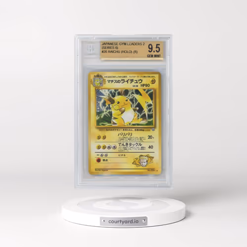 1999 Pokémon Gym 2 #26 LT. Surge's Raichu - Holo (BGS 9.5 GEM MINT)