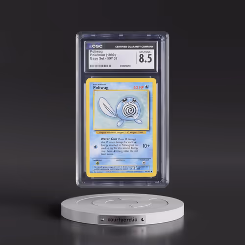 1999 Base Set #59/102 Poliwag (CGC 8.5 NM-MT+)