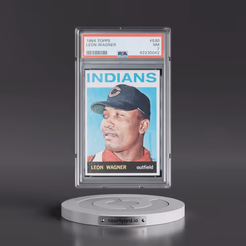 1964 Topps #530 Leon Wagner (PSA 7 NM)