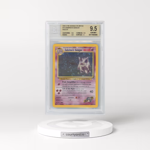 2000 Gym Heroes #14 Sabrina's Gengar - Holo (BGS 9.5 GEM MINT)