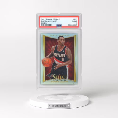 2012 Panini Select #150 Damian Lillard - Prizm (PSA 9 MINT)