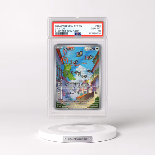 2024 Pokémon Tef EN-Temporal Forces #181 Chatot - Illustration Rare (PSA 10 GEM MINT)