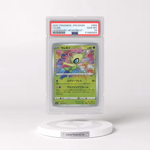 2020 Pokémon Sword & Shield Legendary Heartbeat #009 Celebi (PSA 10 GEM MINT)