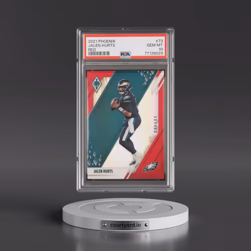2021 Panini Phoenix #73 Jalen Hurts - Red (PSA 10 GEM MINT)