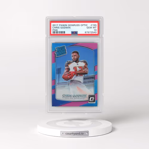 2017 Panini Donruss Optic #155 Chris Godwin - Pink (PSA 10 GEM MINT)