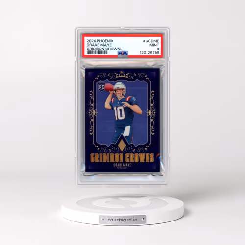 2024 Panini Phoenix Gridiron Crowns #GCDME Drake Maye (PSA 9 MINT)