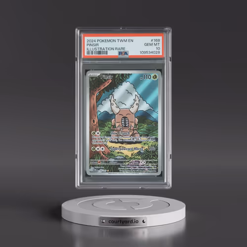 2024 Pokémon Twm EN-Twilight Masquerade #168 Pinsir - Illustration Rare (PSA 10 GEM MINT)