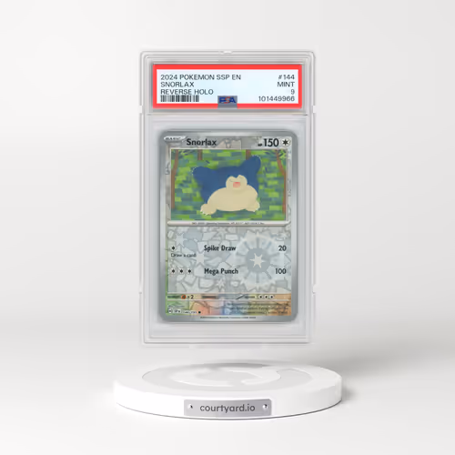 2024 Pokémon Ssp EN-Surging Sparks #144 Snorlax - Reverse Holo (PSA 9 MINT)