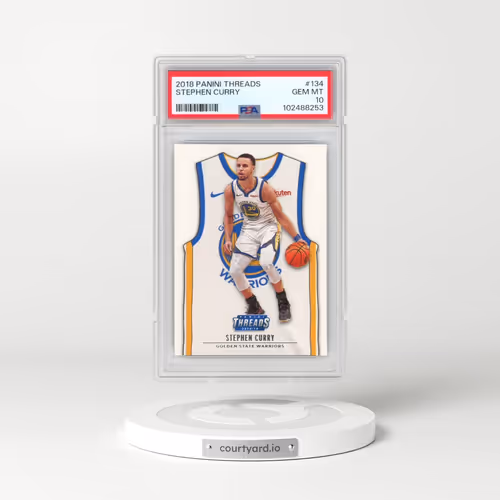 2018 Panini Threads #134 Stephen Curry (PSA 10 GEM MINT)