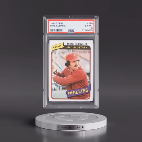 1980 Topps #270 Mike Schmidt (PSA 6 EX-MT)