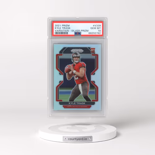 2021 Panini Prizm #V339 Kyle Trask - Variation-Silver Prizm (PSA 10 GEM MINT)