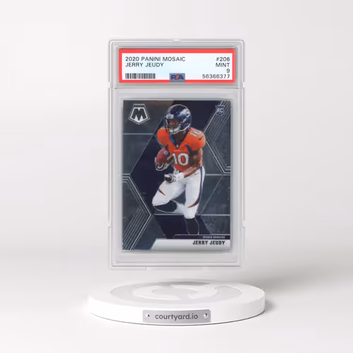 2020 Panini Mosaic #206 Jerry Jeudy (PSA 9 MINT)