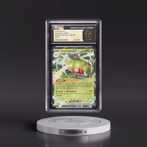 2025 Destined Rivals - DRI EN #003/182 Yanmega ex - Holo (CGC 10 PRISTINE)