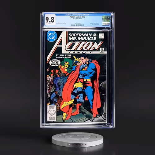 Action Comics #593 CGC 9.8 White Pages (DC Comics, 10/87) - Universal