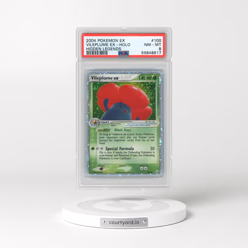 2004 Pokémon EX Hidden Legends #100 Vileplume EX - Holo Holo (PSA 8 NM-MT)