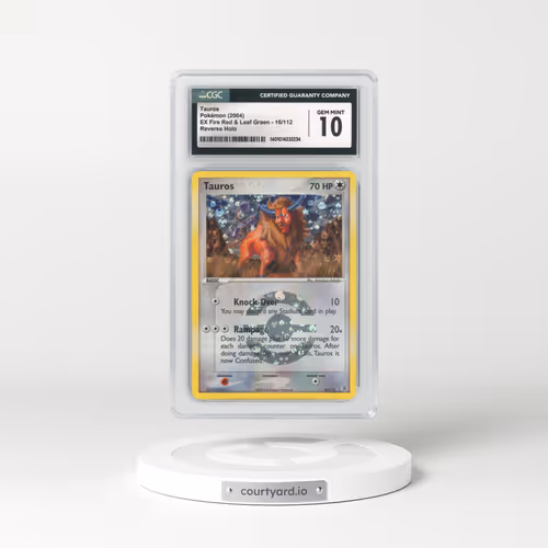 2004 EX FireRed & LeafGreen #16 Tauros - Holo (CGC 10 GEM MINT)