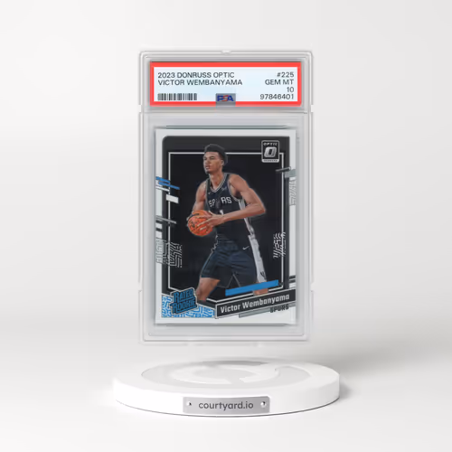 2023 Panini Donruss Optic #225 Victor Wembanyama (PSA 10 GEM MINT)