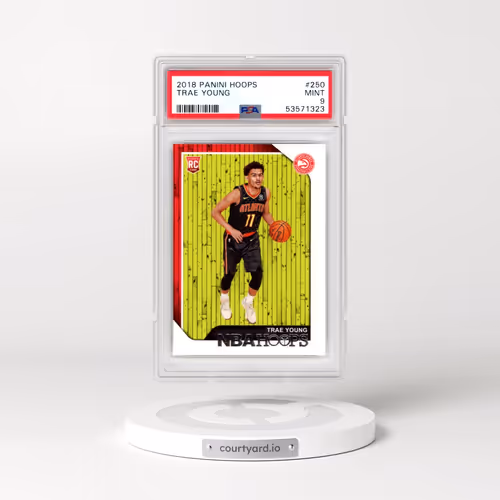 2018 Panini Hoops #250 Trae Young (PSA 9 MINT)