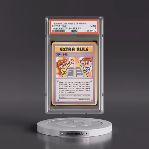 1998 Pokémon Vending Extra Rule - 3 Deck Battle-Series III (PSA 9 MINT)