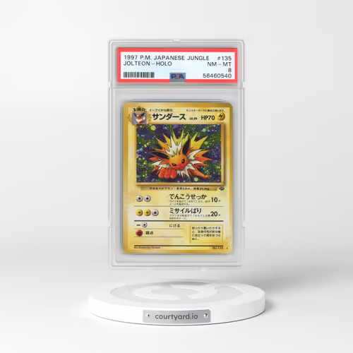 1997 Pokémon Jungle #135 Jolteon - Holo (PSA 8 NM-MT)
