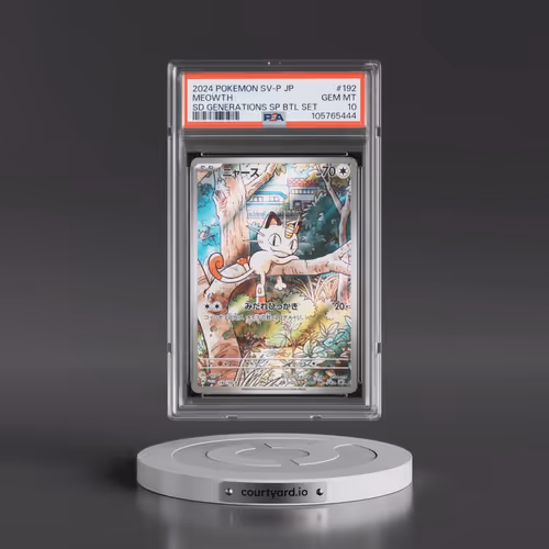 2024 Pokémon SV-P Promo #192 Meowth - Start Deck Generations Special Battle Set (PSA 10 GEM MINT)