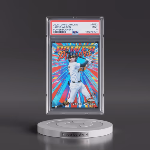 2025 Topps Chrome Power Players #PP22 Jacob Wilson (PSA 9 MINT)