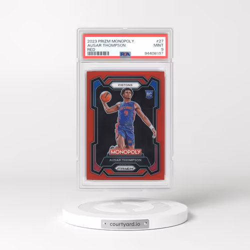 2023 Panini Prizm Monopoly #27 Ausar Thompson - Red (PSA 9 MINT)