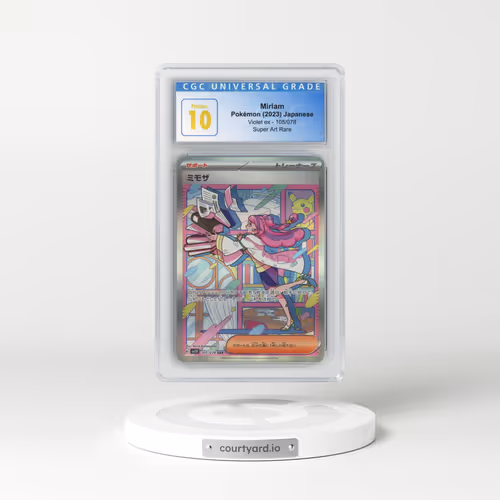 2023 Violet ex #105/078 Miriam - Super Art Rare (CGC 10 PRISTINE)