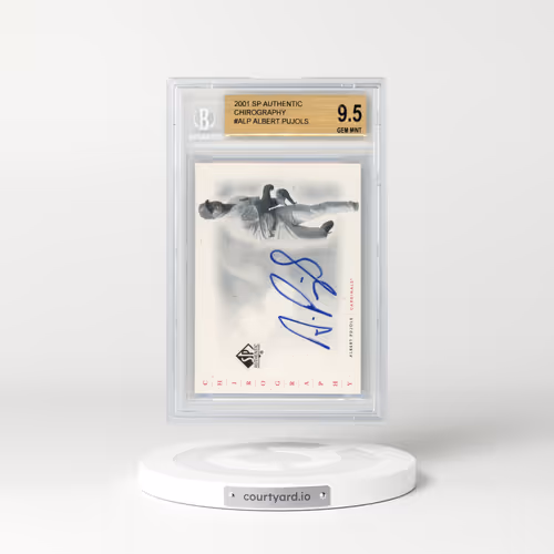 2001 SP Authentic Chirography #AP Albert Pujols (BGS 9.5 GEM MINT)