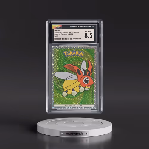 1999 Pokémon Sticker Cards (Dunkin' Boomer) - English #165 Ledyba - Foil (CGC 8.5 NM-MT+)