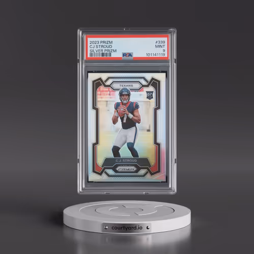 2023 Panini Prizm #339 CJ Stroud - Silver Prizm (PSA 9 MINT)