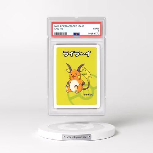 2019 Pokémon Old Maid Raichu (PSA 9 MINT)