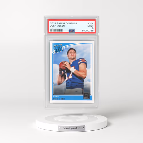 2018 Panini Donruss #304 Josh Allen (PSA 9 MINT)