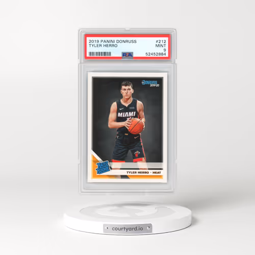 2019 Panini Donruss #212 Tyler Herro (PSA 9 MINT)