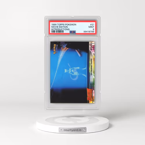 1999 Topps Pokémon the Movie Edt #21 Movie Edition - Introductions (PSA 9 MINT)
