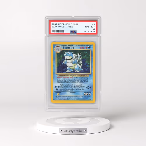 1999 Pokémon Game #2 Blastoise - Holo (PSA 8 NM-MT)