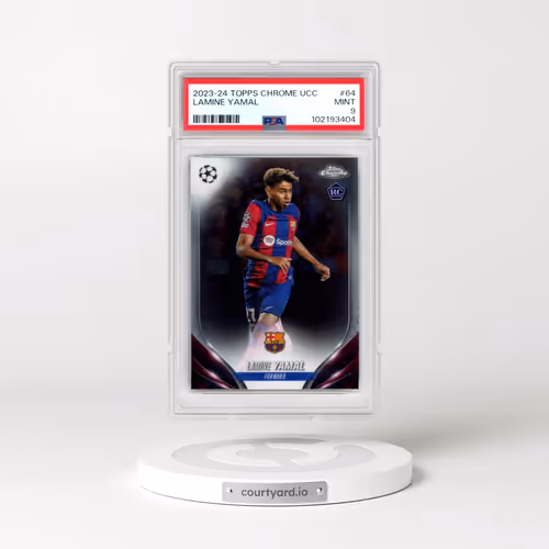 2023-24 Topps Chrome UEFA Club Competitions #64 Lamine Yamal (PSA 9 MINT)