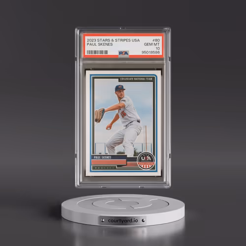 2023 Panini Stars & Stripes USA #80 Paul Skenes (PSA 10 GEM MINT)