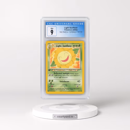 2002 Neo Destiny #72/105 Light Sunflora - 1st Edition 1st Edition (CGC 9 MINT)