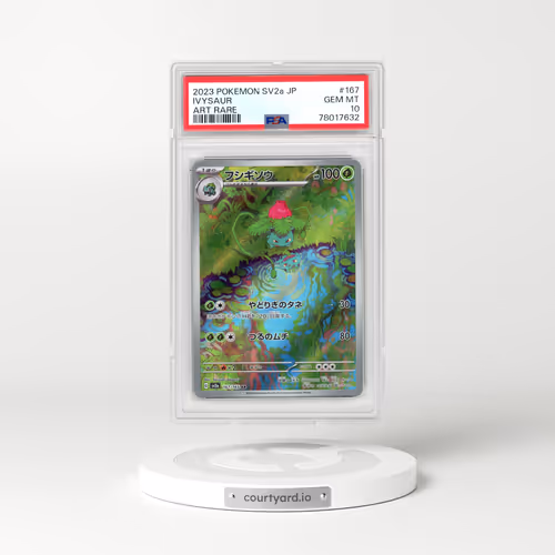2023 Pokémon Sv2a-Pokemon 151 #167 Ivysaur - Art Rare (PSA 10 GEM MINT)