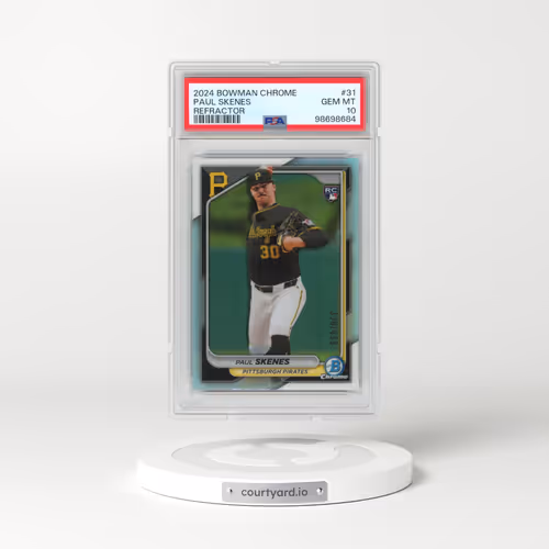 2024 Bowman Chrome #31 Paul Skenes - Refractor (PSA 10 GEM MINT)