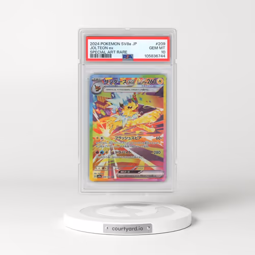 2024 Pokémon Sv8a-Terastal Fest EX #209 Jolteon EX - Holo Special Art Rare (PSA 10 GEM MINT)