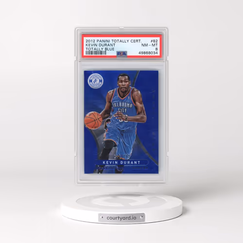 2012 Panini Totally Certified #82 Kevin Durant - Totally Blue (PSA 8 NM-MT)