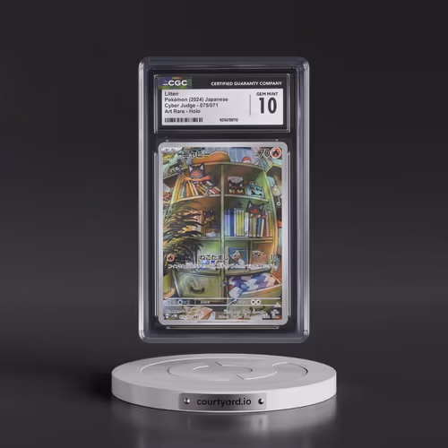 2024 Cyber Judge #075/071 Litten - Art Rare Holo (CGC 10 GEM MINT)