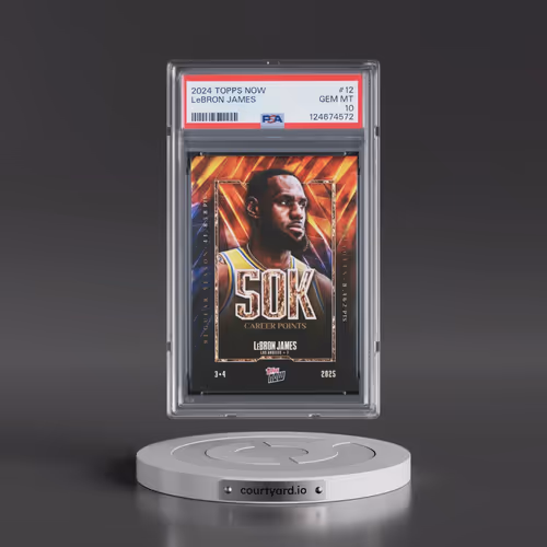 2024 Topps Now #12 LeBron James (PSA 10 GEM MINT)