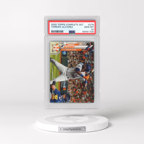 2020 Topps Complete Set #276 Yordan Alvarez (PSA 10 GEM MINT)