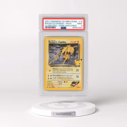 2021 Pokémon Celebrations Classic Collection #15 Rocket's Zapdos - Holo (PSA 9 MINT)